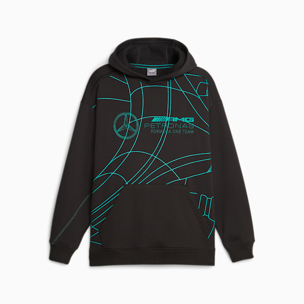 Mercedes-AMG PETRONAS Statement Men's Motorsport Sweatshirt, PUMA Black, extralarge-IND