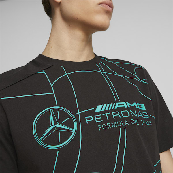 Mercedes-AMG PETRONAS Statement Men's T-shirt, PUMA Black, extralarge-IND