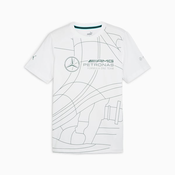 Mercedes AMG-Petronas F1® Statement Men's Motorsport Tee, PUMA White, extralarge