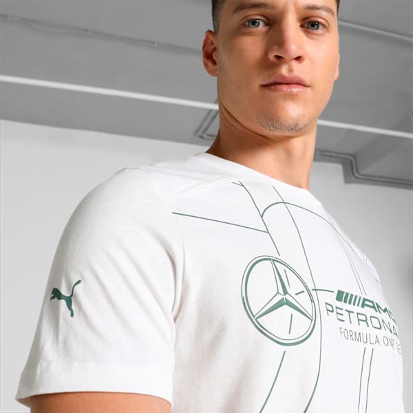 Mercedes-AMG PETRONAS Statement Men's T-shirt, PUMA White, extralarge-IND