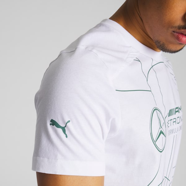 Mercedes AMG-Petronas F1® Statement Men's Motorsport Tee, PUMA White, extralarge