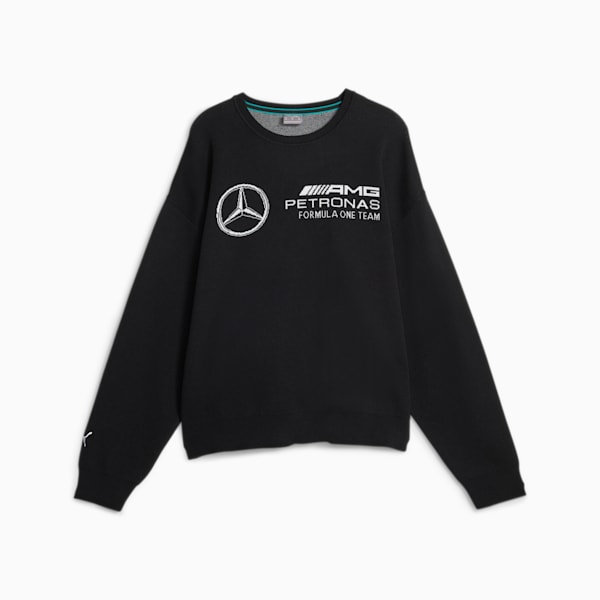 Chandail en molleton tricoté Motorsport Mercedes-AMG PETRONAS Statement Homme, PUMA Black, extralarge