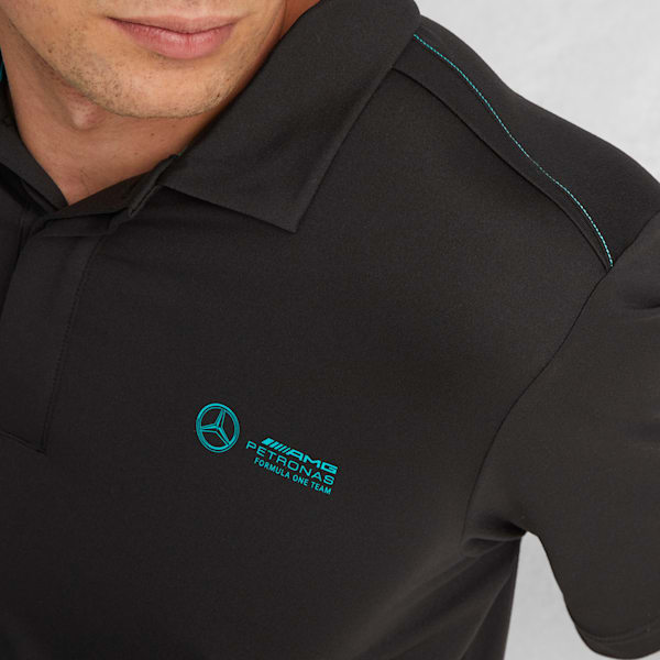 Mercedes-AMG PETRONAS Cloudspun Motorsport Men's Polo, PUMA Black, extralarge-IND