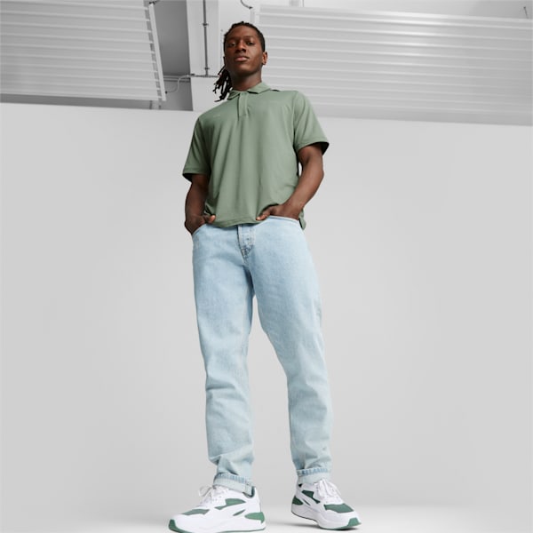 Mercedes-AMG PETRONAS Cloudspun Motorsport Men's Polo, Eucalyptus, extralarge-IND