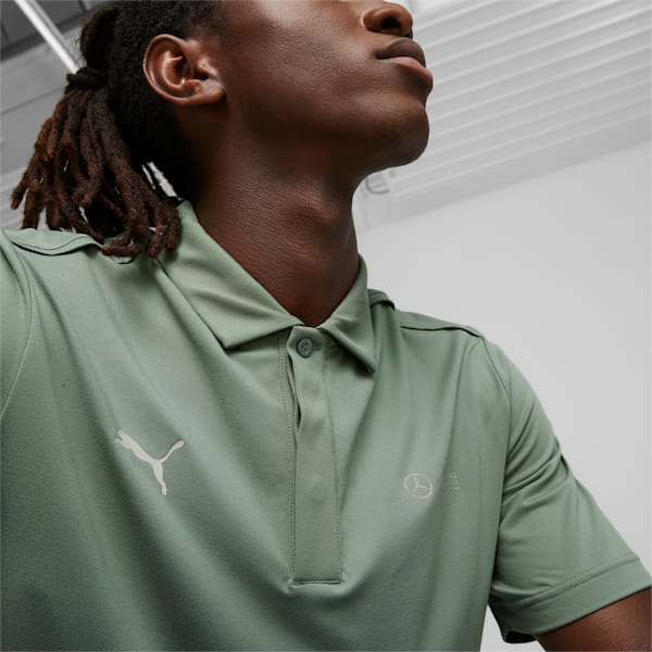 Mercedes-AMG PETRONAS Cloudspun Motorsport Men's Polo, Eucalyptus, extralarge-IND