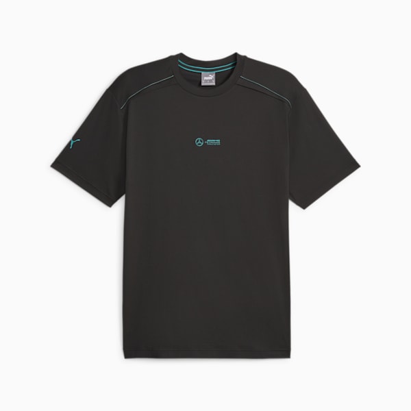 Mercedes-AMG PETRONAS Cloudspun Men's Relaxed Fit Motorsport T-shirt, PUMA Black, extralarge-IND