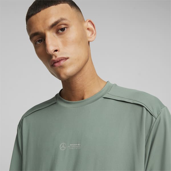 Mercedes-AMG PETRONAS Cloudspun Men's Relaxed Fit Motorsport T-shirt, Eucalyptus, extralarge-IND