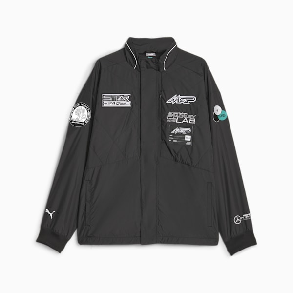 Mercedes-AMG Petronas Motorsport Garage Crew Men's Jacket, PUMA Black, extralarge-IND