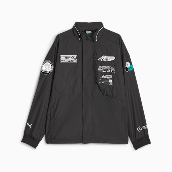 Chamarra Mercedes-AMG Petronas Motorsport Garage Crews para hombre, PUMA Black, extralarge