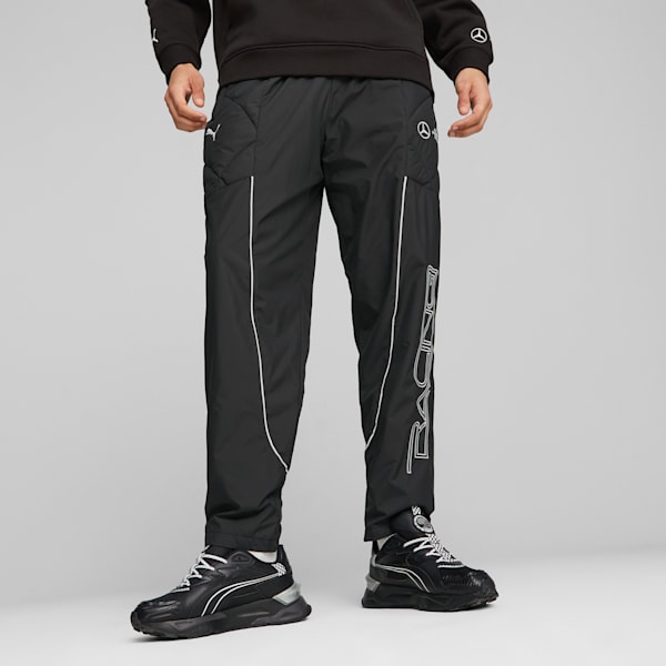 Mercedes-AMG Petronas Motorsport Garage Crew Men's Pants, PUMA Black, extralarge-GBR