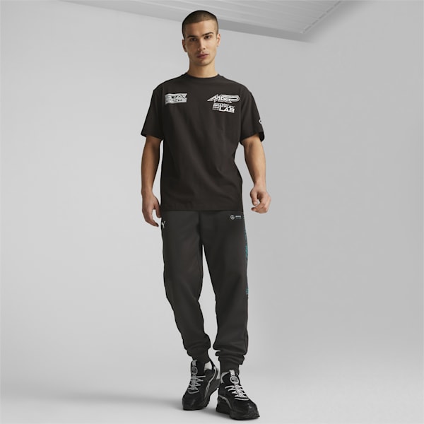 Mercedes-AMG Petronas Motorsport Garage Crew Men's Tee, PUMA Black, extralarge-IND