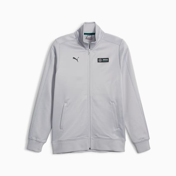 Mercedes-AMG PETRONAS Men's MT7 Motorsport Track Jacket, Mercedes Team Silver, extralarge-IND