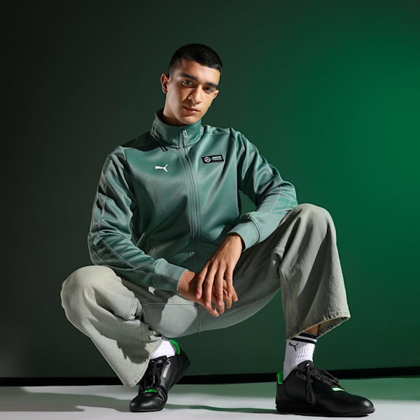 Mercedes-AMG PETRONAS Men's MT7 Motorsport Track Jacket, Eucalyptus, extralarge-IND