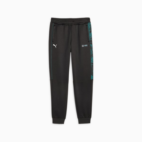 Mercedes-AMG PETRONAS Men's MT7 Motorsport Track Pants, PUMA Black, extralarge-IDN