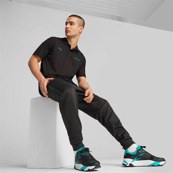 Mercedes-AMG PETRONAS Men's MT7 Motorsport Track Pants, PUMA Black, extralarge-IDN