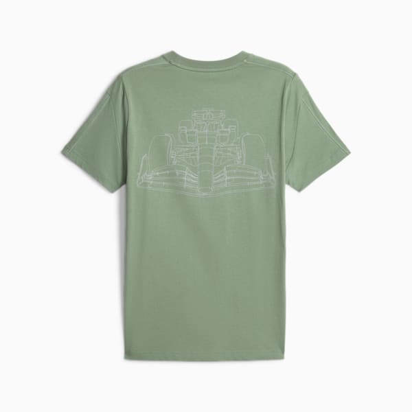 メンズ  メルセデス MAPF1 MT7 Tシャツ, Eucalyptus, extralarge-JPN