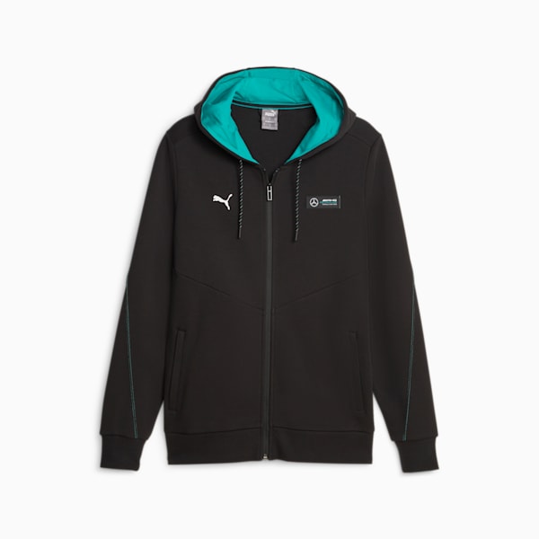 メンズ  メルセデス MAPF1 フーディー スウェット ジャケット, PUMA Black, extralarge-JPN