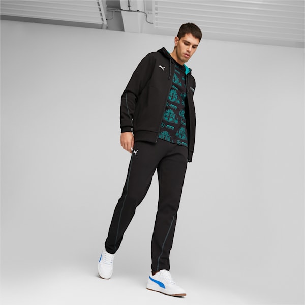 Mercedes-AMG PETRONAS Men's Motorsport Hooded Sweatshirt, PUMA Black, extralarge-IND