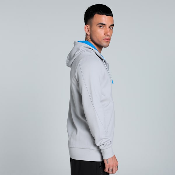 Mercedes-AMG PETRONAS Men's Motorsport Hooded Sweatshirt, Mercedes Team Silver, extralarge-IND