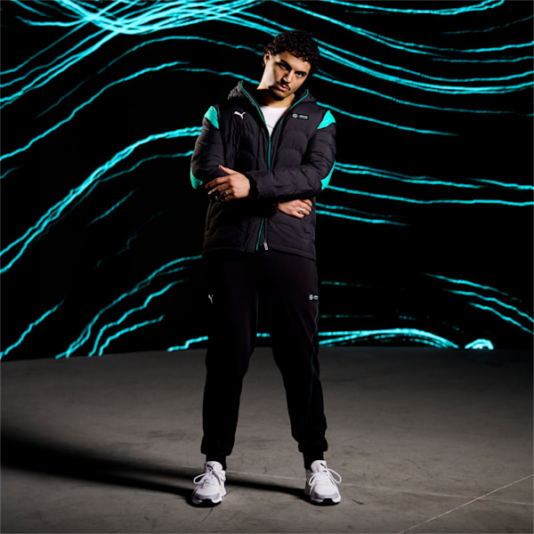 Mercedes-AMG PETRONAS Men's Motorsport Sweat Pants, PUMA Black, extralarge-IND