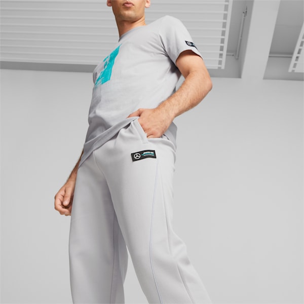 Mercedes-AMG PETRONAS Men's Motorsport Sweat Pants, Mercedes Team Silver, extralarge-IND