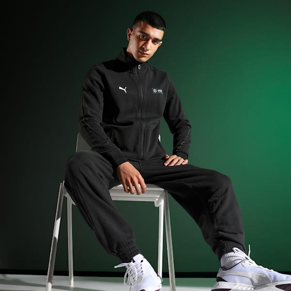 Mercedes-AMG PETRONAS Men's Motorsport Track Jacket, PUMA Black, extralarge-IND