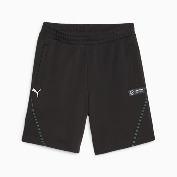 Mercedes-AMG PETRONAS Men's Motorsport Sweat Shorts, PUMA Black, extralarge-AUS