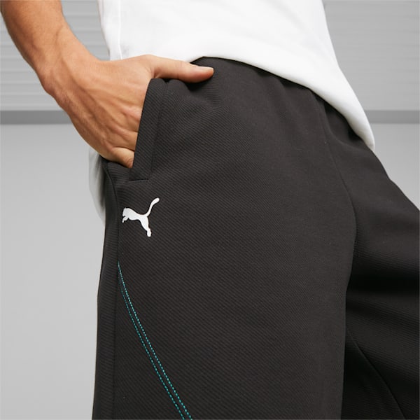 Mercedes-AMG PETRONAS Men's Motorsport Sweat Shorts, PUMA Black, extralarge-AUS