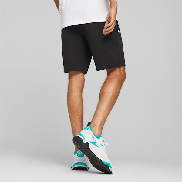 Mercedes-AMG PETRONAS Men's Motorsport Sweat Shorts, PUMA Black, extralarge-AUS