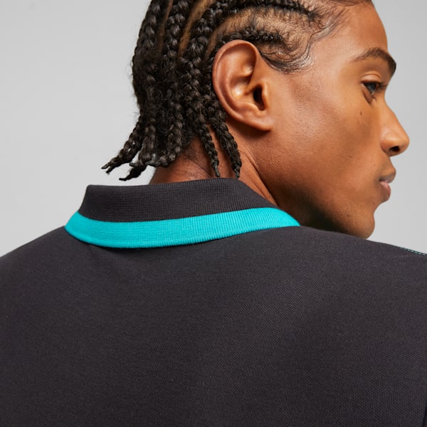 Mercedes-AMG PETRONAS Men's Motorsport Polo, PUMA Black, extralarge-IND