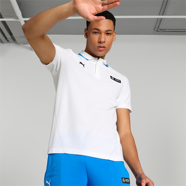 Mercedes-AMG PETRONAS Men's Motorsport Polo, PUMA White, extralarge-IND