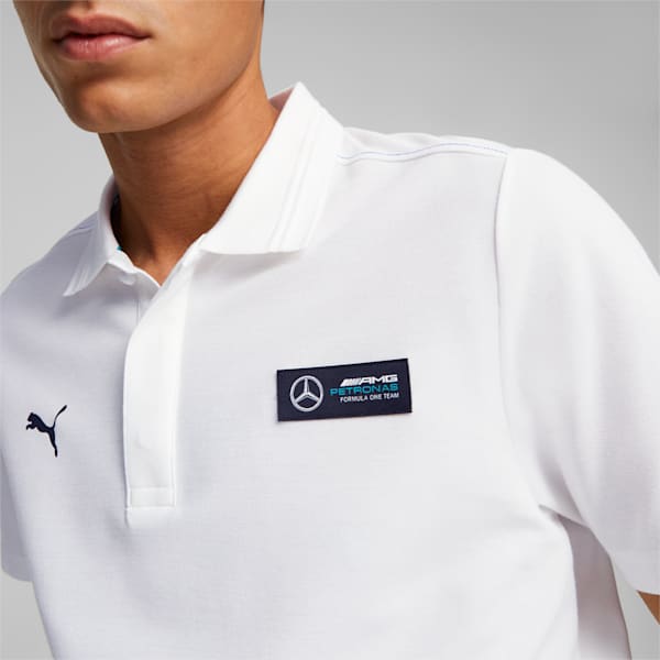 Mercedes-AMG PETRONAS Men's Motorsport Polo, PUMA White, extralarge-IND
