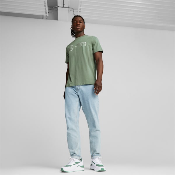 Mercedes-AMG PETRONAS Men's T-shirt, Eucalyptus, extralarge-IND
