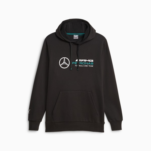 Mercedes-AMG PETRONAS Men's Motorsport Hoodie, PUMA Black, extralarge-IND