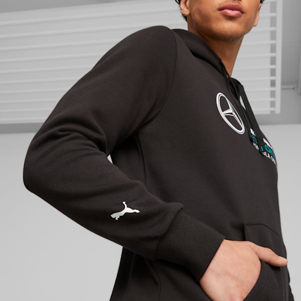 Sudadera con capucha de automovilismo Mercedes-AMG PETRONAS para hombre, PUMA Black, extralarge