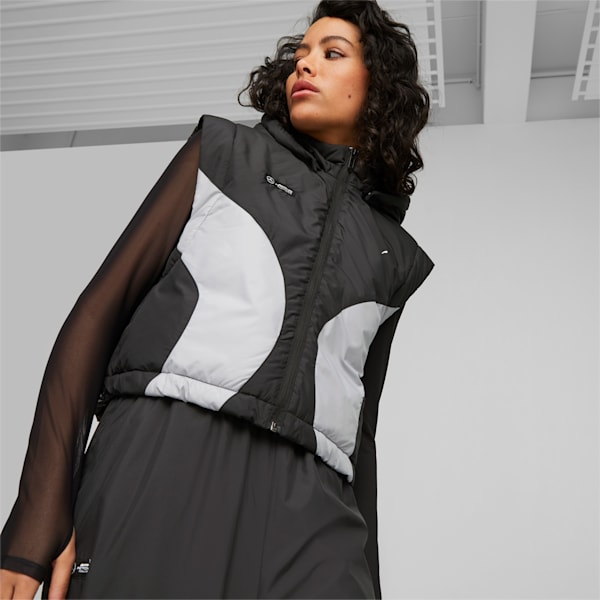 Mercedes-AMG PETRONAS Women's Motorsport Padded Vest, PUMA Black, extralarge-GBR