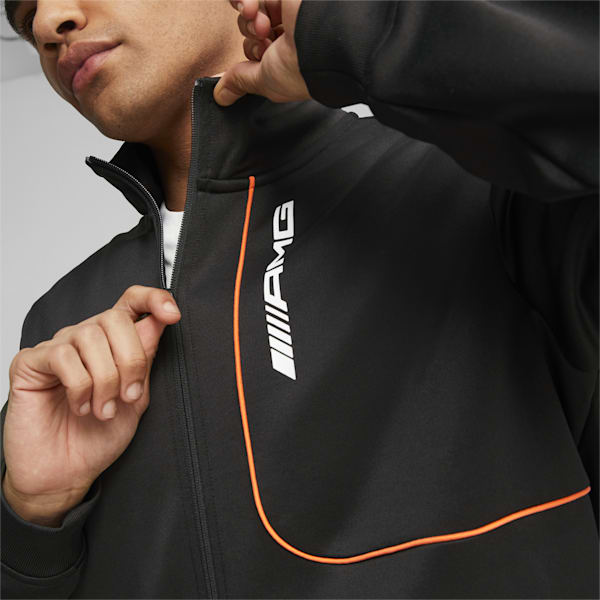 Mercedes-AMG Men's Motorsport Track Jacket, PUMA Black, extralarge-IND