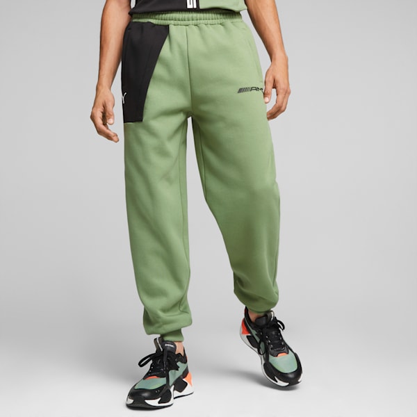 Pants deportivos Mercedes-AMG Statement para hombre, Dusty Green, extralarge