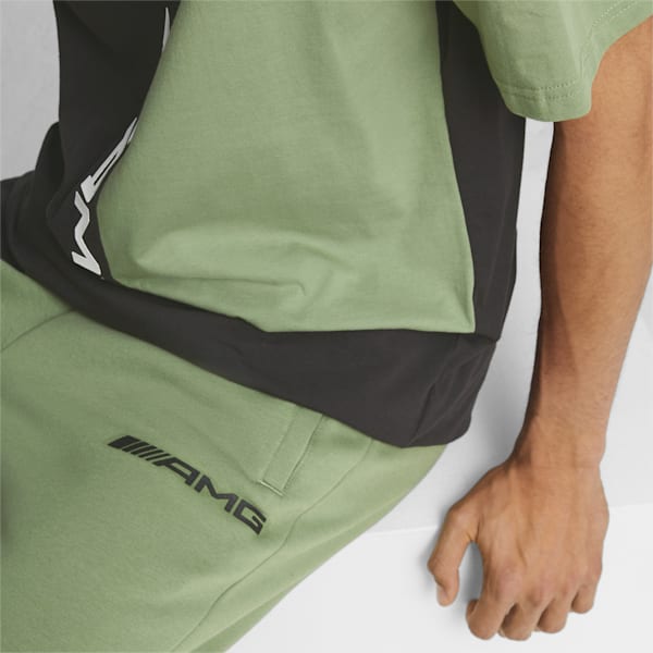 Pants deportivos Mercedes-AMG Statement para hombre, Dusty Green, extralarge