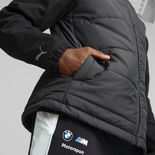 BMW M Motorsport Men's MT7 Padded Vest, PUMA Black, extralarge