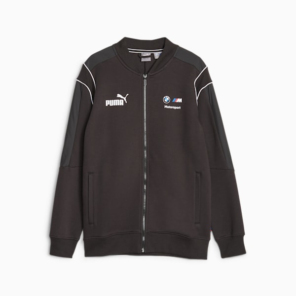 BMW M Motorsport Men's MT7 Sweat Jacket, PUMA Black, extralarge