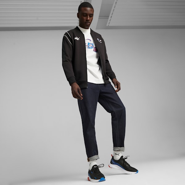 BMW M Motorsport Men's MT7 Sweat Jacket, PUMA Black, extralarge