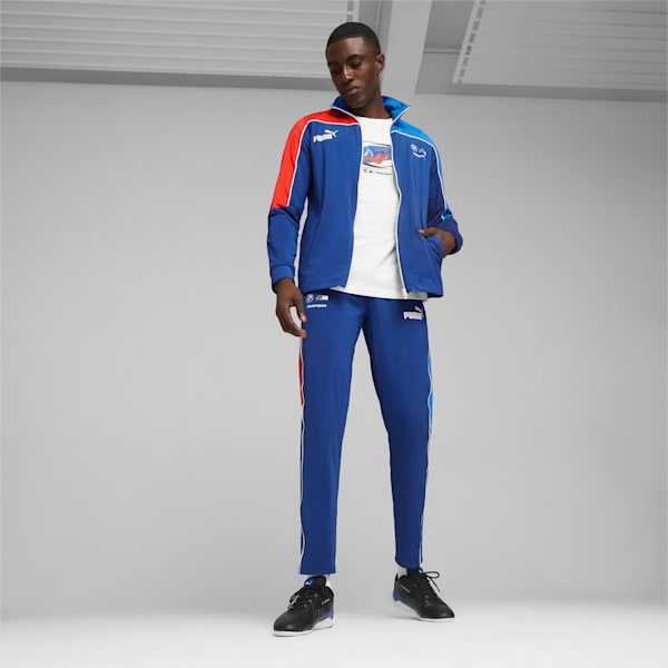 BMW M Motorsport Men's MT7 Slim Track Jacket, Pro Blue-M Color, extralarge-GBR