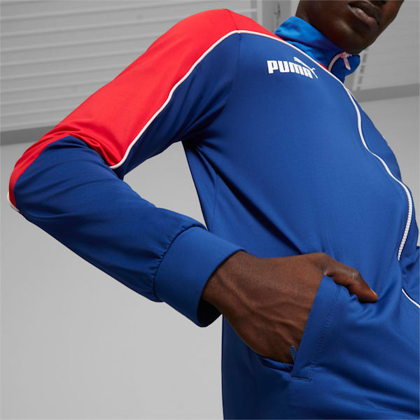 BMW M Motorsport Men's MT7 Slim Track Jacket, Pro Blue-M Color, extralarge-GBR