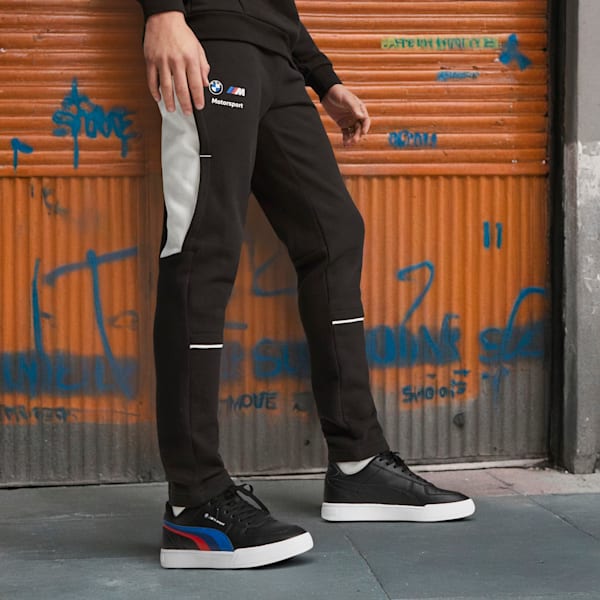 BMW M Motorsport Men's Slim Fit Sweat Pants, PUMA Black, extralarge-IND
