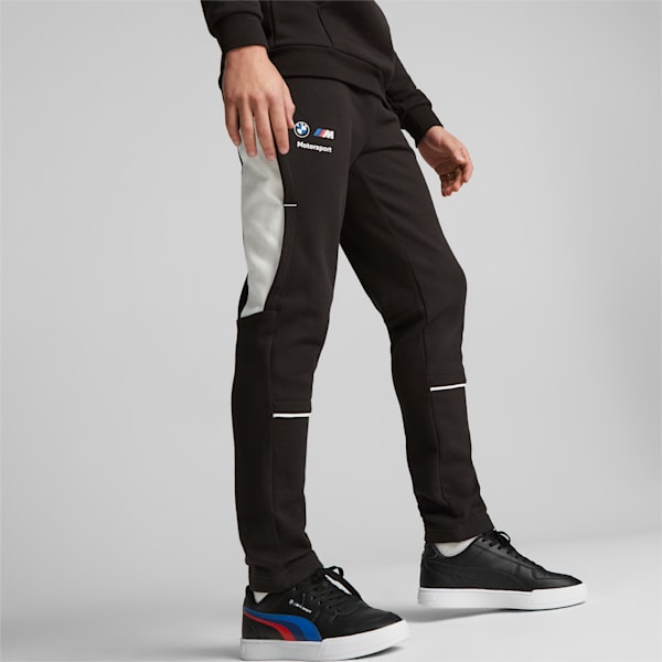 BMW M Motorsport Men's Slim Fit Sweat Pants, PUMA Black, extralarge-IND