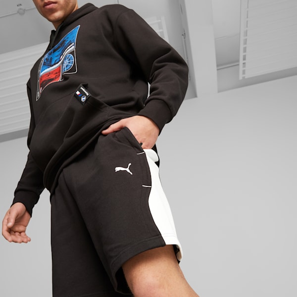 BMW M Motorsport Men's Sweat Shorts, PUMA Black, extralarge