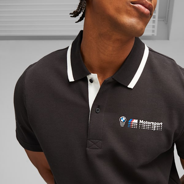 BMW M Motorsport Men's Polo, PUMA Black, extralarge-IND