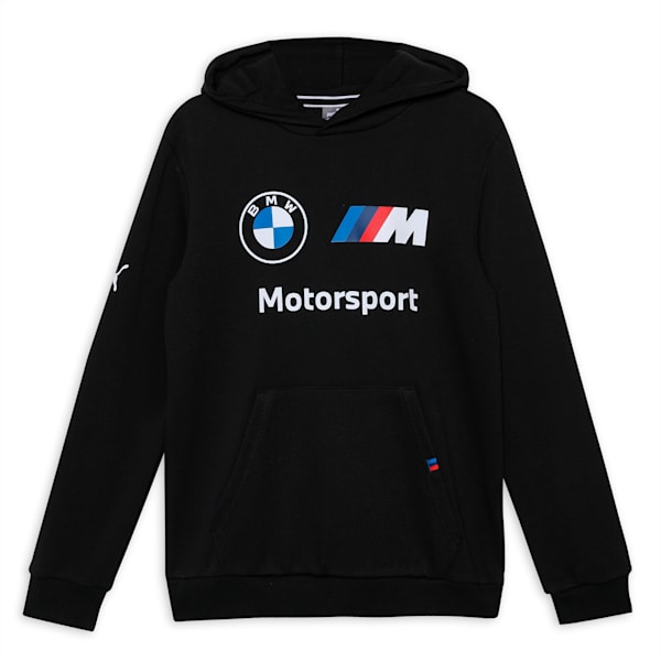 BMW M Motorsport Youth Essentials Sweatshirt, PUMA Black, extralarge-IND