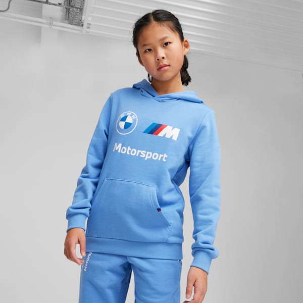 Sudadera BMW M Motorsport Essentials para adolescentes, Blue Skies, extralarge